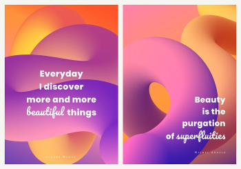 3D aesthetic poster template, gradient | Free PSD Template - rawpixel 3D aesthetic poster template, gradient | Free PSD Template - rawpixel