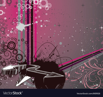 3d arrows with abstract background vector image 3d arrows with abstract background vector image