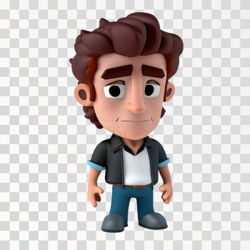 3D Avatar, Man, PNG transparent