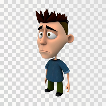 3D Avatar, Man, PNG transparent