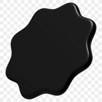 3D black badge png starburst | Free PNG - rawpixel