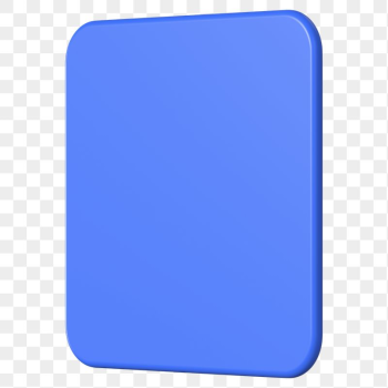 3D blue badge png square | Free PNG - rawpixel