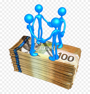 3d Blue Man Illustration Standing On Money - 3d Blue Man Illustration Standing On Money 3d Blue Man Illustration Standing On Money - 3d Blue Man Illustration Standing On Money