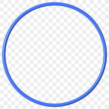 3D blue ring png, geometric | Free PNG - rawpixel