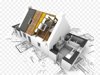 3D computer graphics Building 3D floor plan - House Building 3D computer graphics Building 3D floor plan - House Building