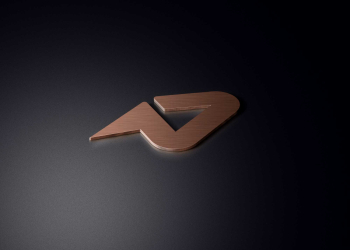 3D Copper Logo Mockup