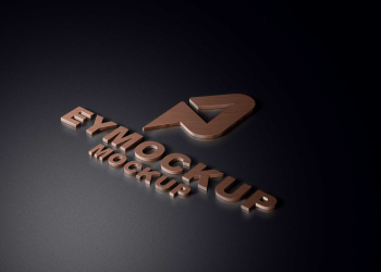 3D Copper Logo Mockup - Freebies Mockup 3D Copper Logo Mockup - Freebies Mockup