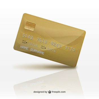 3D Credit card 3D Credit card
