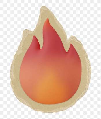 3D fire png sticker, torn | Free PNG - rawpixel