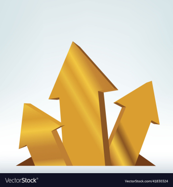3d gold arrow background 3d gold arrow background