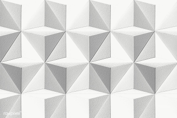 3D gray paper craft tetrahedron patterned background  design element | Free  transparent png - 2351419