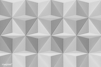 3D gray paper craft tetrahedron patterned background | Free  illustration - 2351421