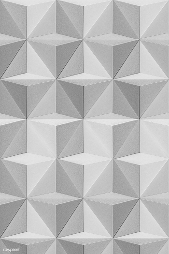 3D gray paper craft tetrahedron patterned background | Free  illustration - 2351430
