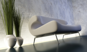 3d interior with modern couch 3d interior with modern couch