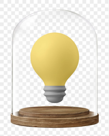 3D light bulb png glass | Free PNG - rawpixel