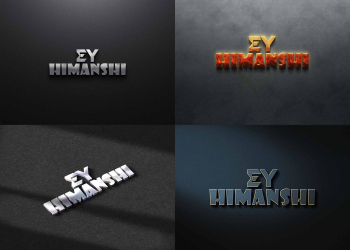 3D Logo Maker Mockup