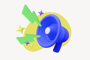 3D megaphone, campaign announcement graphic | Free Photo - rawpixel 3D megaphone, campaign announcement graphic | Free Photo - rawpixel