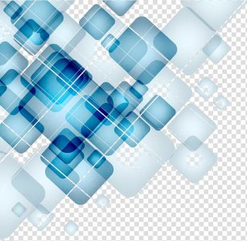 , 3D sci-fi blue square, blue and white transparent background PNG clipart , 3D sci-fi blue square, blue and white transparent background PNG clipart