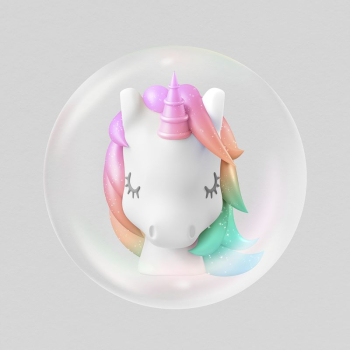 3D unicorn in bubble sticker, | Free PSD - rawpixel 3D unicorn in bubble sticker, | Free PSD - rawpixel