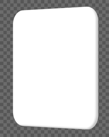 3D white badge png square | Free PNG - rawpixel