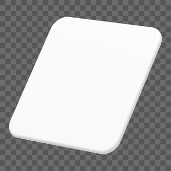 3D white badge png square | Free PNG - rawpixel