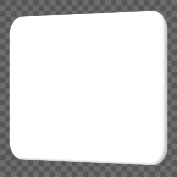 3D white rectangle png geometric | Free PNG - rawpixel