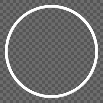 3D white ring png, geometric | Free PNG - rawpixel