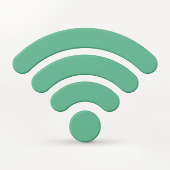 3D wifi symbol, green technology | Free PSD - rawpixel 3D wifi symbol, green technology | Free PSD - rawpixel