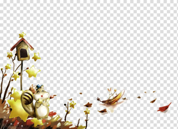 4K resolution Autumn Illustration, Animal squirrels transparent background PNG clipart