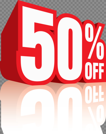 50 Percent off PNG High-Quality Image 50 Percent off PNG High-Quality Image