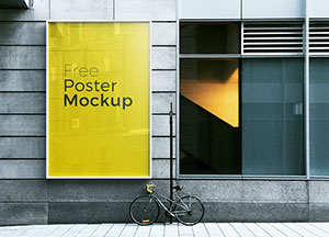 6 Free Poster &#038; Billboard Mock-up For Advertisement 2017 free poster mockup 