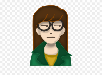 7 - Daria - Girl With Glasses Emoji 7 - Daria - Girl With Glasses Emoji
