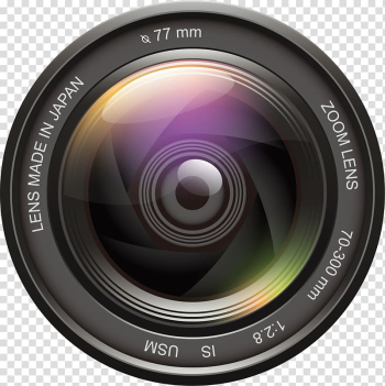 7mm black camera lens illustration, lens light perception transparent background PNG clipart