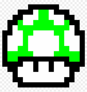 8 Bit Sprites - Super Mario Mushroom Pixel