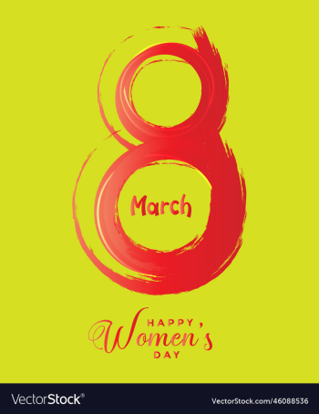 8th march happy womens day celebration greeting