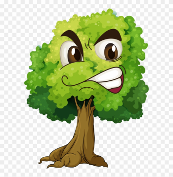 9-3 - Cartoon Trees With Faces