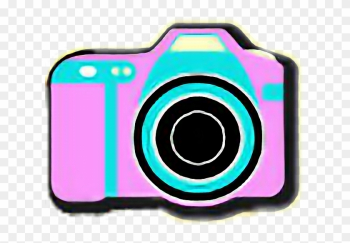 90&#39;s Camera Pink Cute Radfreetoedit - Circle