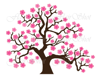 90+ Cherry Blossom Tree Clip Art | ClipartLook