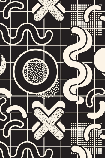 90&rsquo;s Black Memphis background design | Free Photo - rawpixel