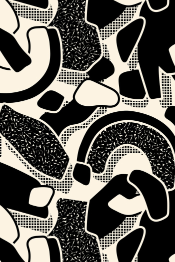 90&rsquo;s Black Memphis background design | Free Photo - rawpixel