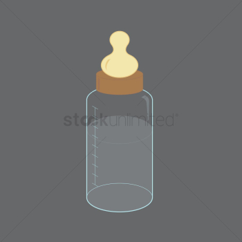 A baby milk bottle A baby milk bottle