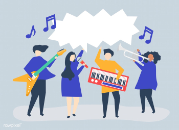 A band performing live music | Free stock vector - 478448 A band performing live music | Free stock vector - 478448