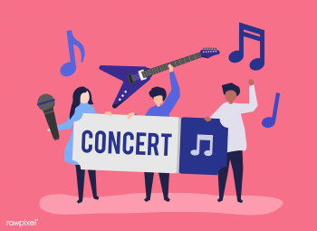 A band performing live music | Free stock vector - 478459 A band performing live music | Free stock vector - 478459
