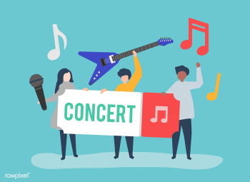 A band performing live music | Free stock vector - 478460 A band performing live music | Free stock vector - 478460