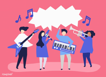 A band performing live music | Free stock vector - 478474 A band performing live music | Free stock vector - 478474