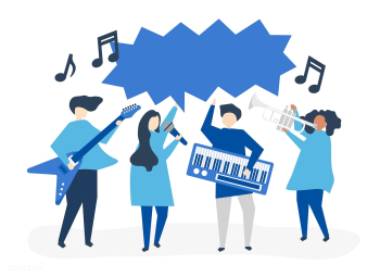 A band performing live music | Free stock vector - 479149 A band performing live music | Free stock vector - 479149