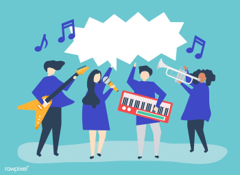 A band performing live music | Free stock vector - 479698 A band performing live music | Free stock vector - 479698