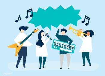 A band performing live music | Free stock vector - 479840 A band performing live music | Free stock vector - 479840