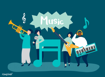 A band performing live music | Free stock vector - 479877 A band performing live music | Free stock vector - 479877