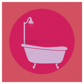 A bath tub with shower A bath tub with shower